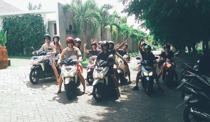 Bike tour around the island