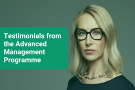 Testimonials from the Advanced Management Programme