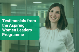 Testimonials from the Aspiring Women Leaders Programme