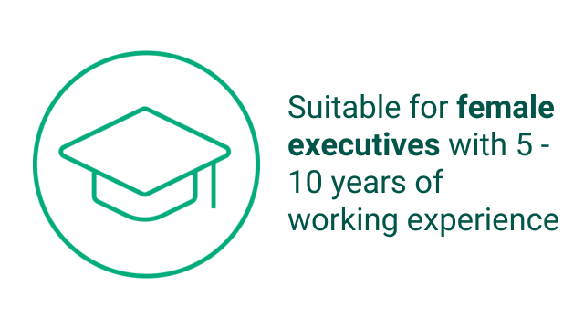 Suitable for female executives with 5 - 10 years of working experience