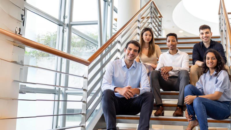 INSEAD Master in Management students at campus