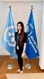 INSEAD MBA student Revati at the United Nations World Food Programme HQ