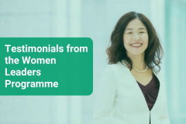 Testimonials from the Women Leaders Programme